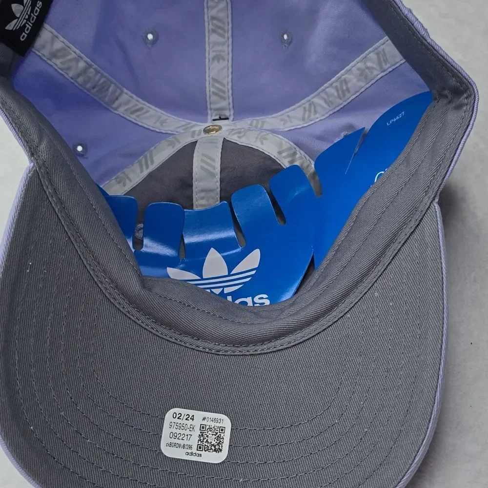 NWT Adidas Relaxed Strap-Back Hat Violet Tone Purple OS - Picture 5 of 6